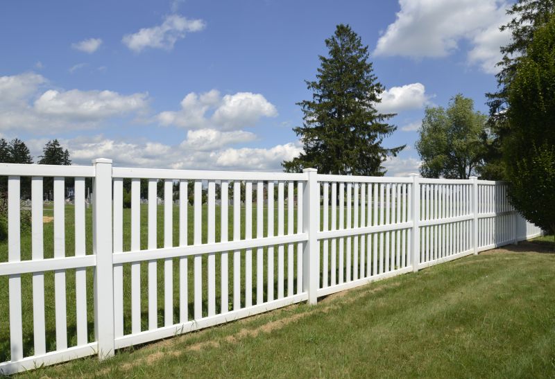 White Fence Installation